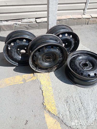 Диски штампованные R15 на chevrolet