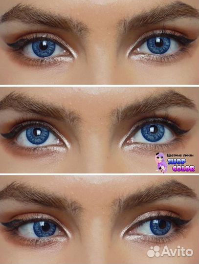 Цветные контактные линзы Premium на год