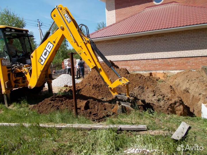 Аренда Экскаватор погрузчик jcb