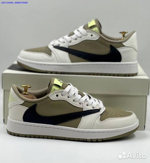 Мужские Nike Air Jordan 1 Low X Travis Scott (Арт