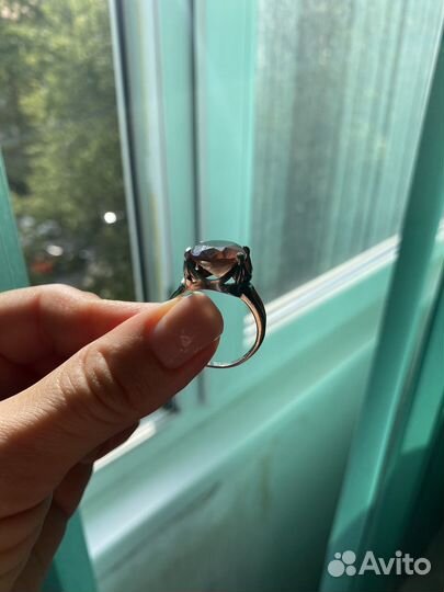 Кольцо с султанитом