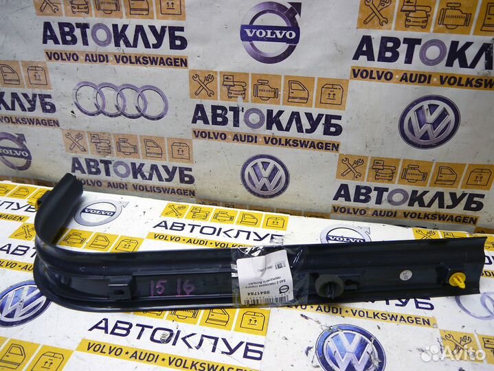 Накладка порога переднего Вольво S40-2 V50