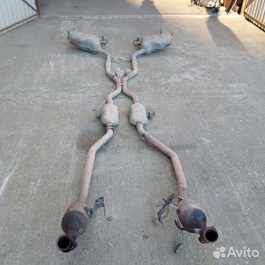 Mercedes W164 3.5 глушитель 272 без катализаторов