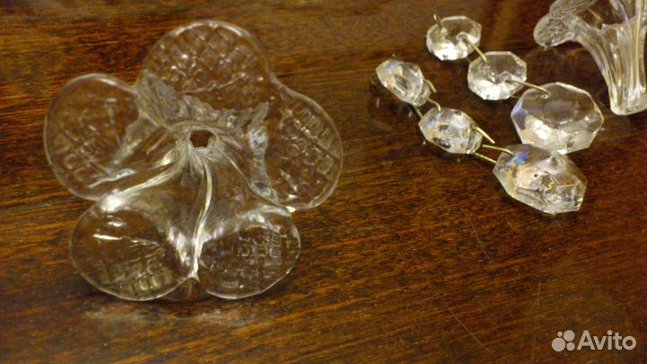 Стеклянная фурнитура для рукоделия,люстр