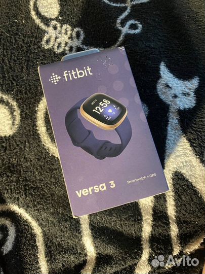 Часы Fitbit versa 3, синий