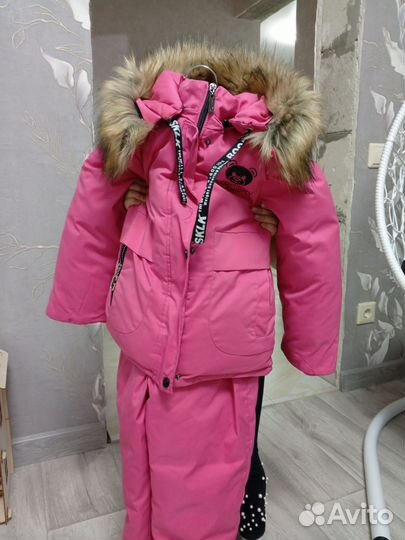Зимний костюм для девочки 104