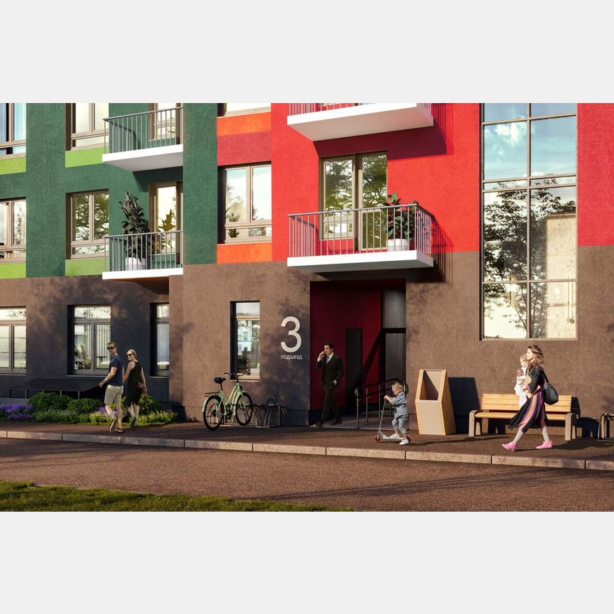 1-к. квартира, 32,3 м², 3/5 эт.