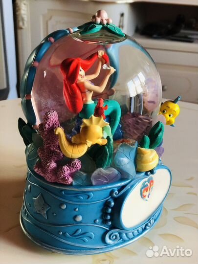 Статуэтка Музыкальный Снежный шар Русалочка Дисней
