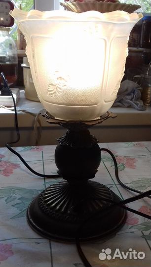 Лампа настольная 50-е годы XX века. Бронза. СССР