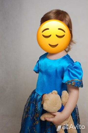 Нарядное платье для девочки 92