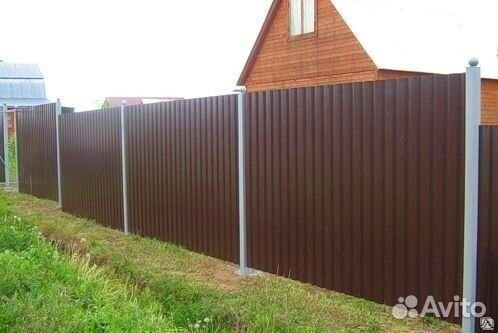 Забор из профнастила