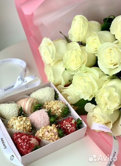 Букеты из клубники в шоколаде к празднику