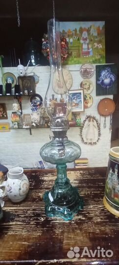 Керосинка стеклянная люкс