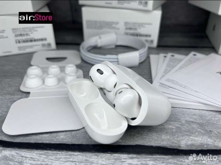 Airpods Pro 2 поколения (Лучшая реплика в России)