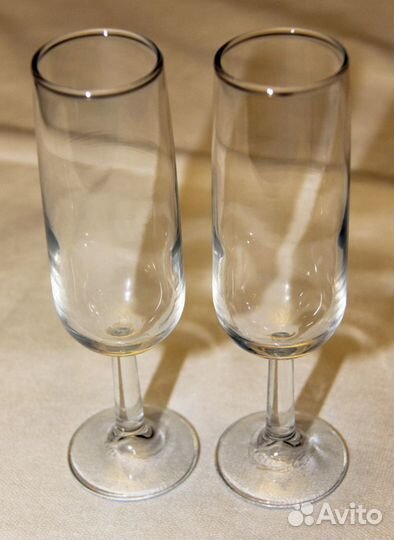 Фужеры для шампанского советских времён - 2 набора