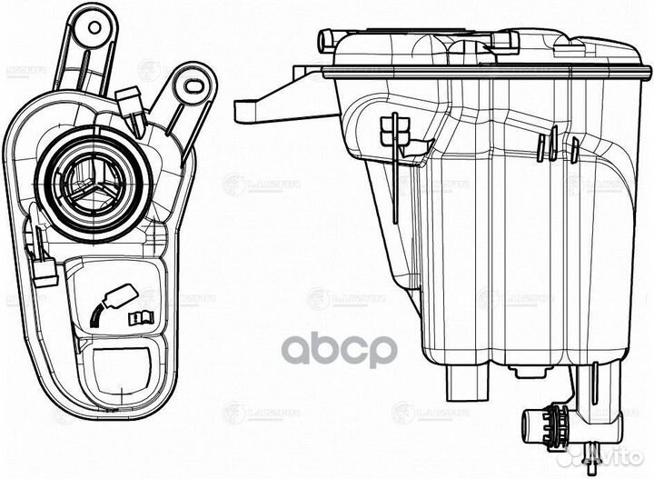 Бачок расширит. охл. жидкости для а/м Audi Q5