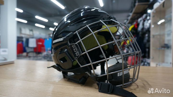 Шлем хоккейный Warrior alpha one (yth черный)