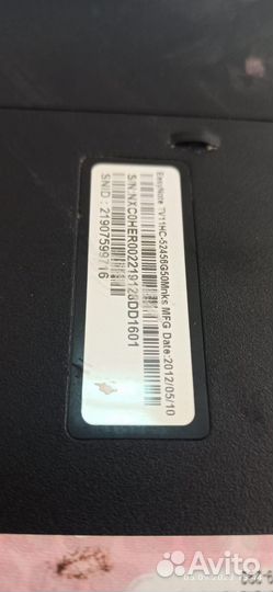 Ноутбук на запчасти packard bell