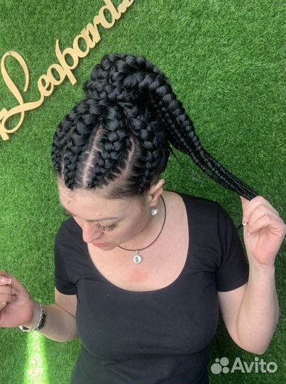Косы, афрокосы, брейды с канекалоном