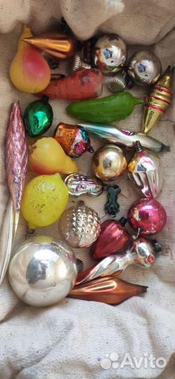 Елочные игрушки СССР советские