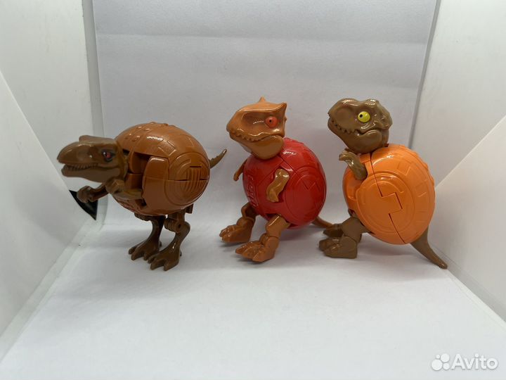 Динозавтра трансформеры яйцо Сбабам Sbabam