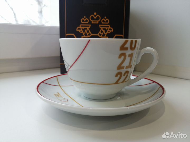 Чашка с блюдцем (Росгосстрах)