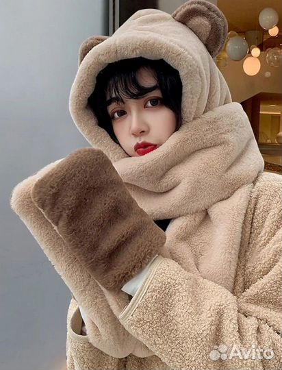 Шапка с ушками