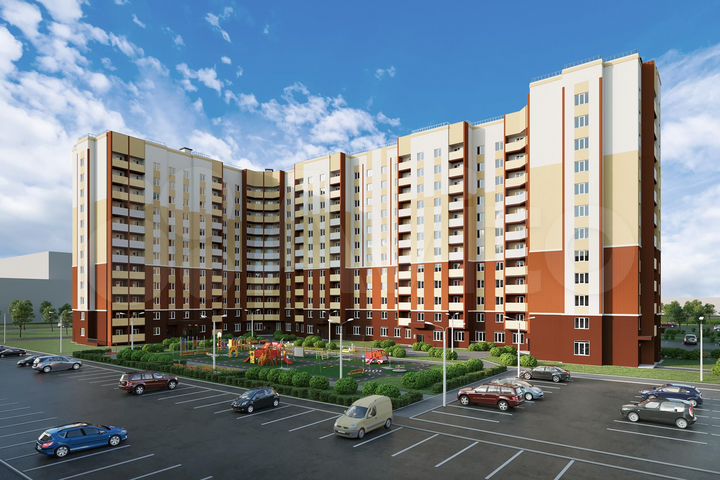 2-к. квартира, 54,8 м², 9/12 эт.