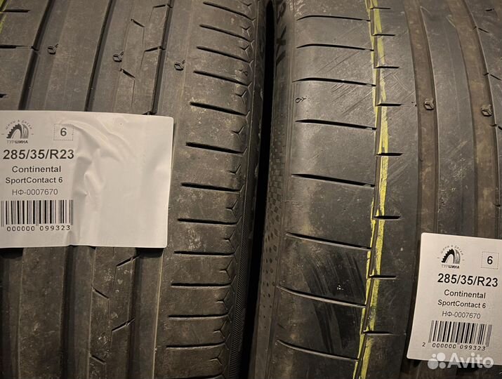 Continental SportContact 6 285/35 R23 94Y