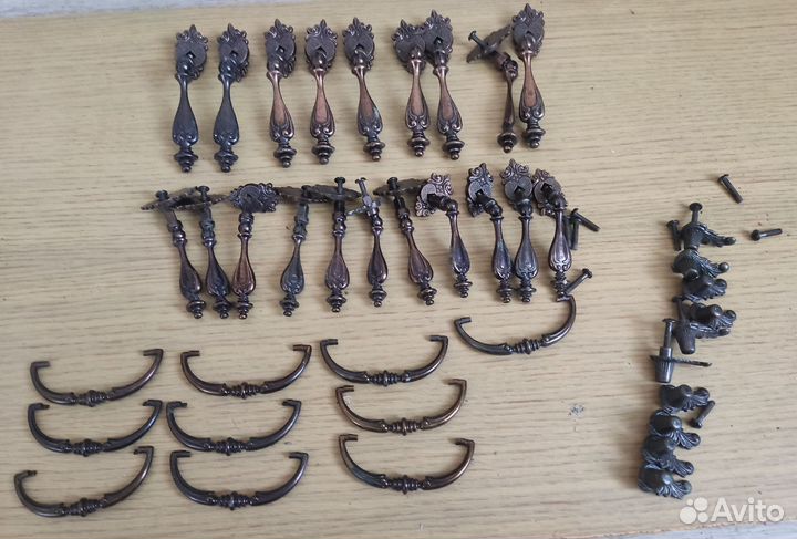 Мебельные ручки латунь СССР.бронь