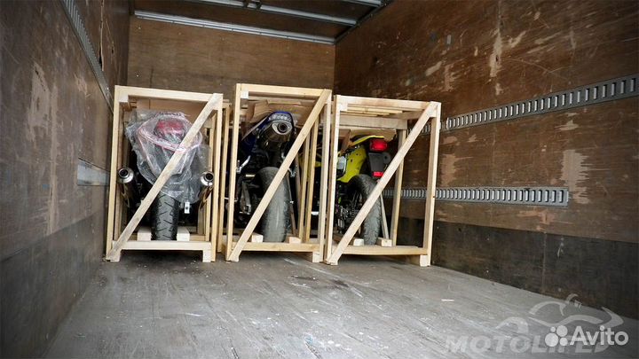 Отправка мотоциклов из Владивостока / Обрешетка