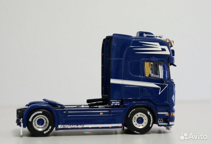 1/50 тягач Scania R 4х2 Argman грузовик WSI