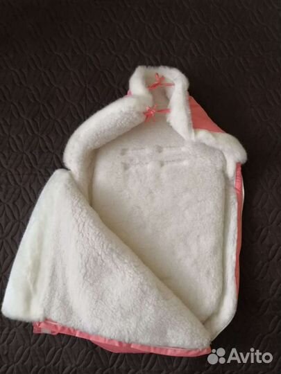 Зимний меховой комплект на выписку Opcetto (девочк