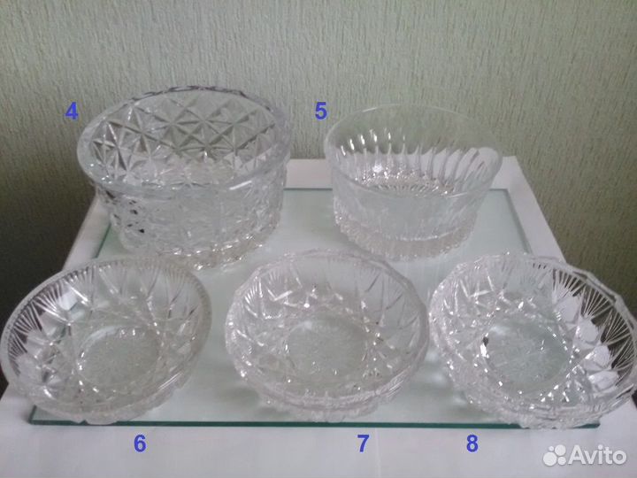 Графин для водки, вазы для конфет