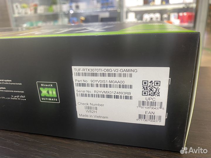 Новые asus GeForce RTX 3070 Ti TUF Gaming 8G V2