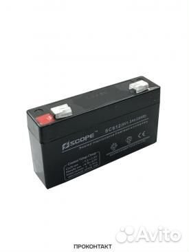 Аккумулятор 6В 1.2А/ч (Delta) 97х24х52мм