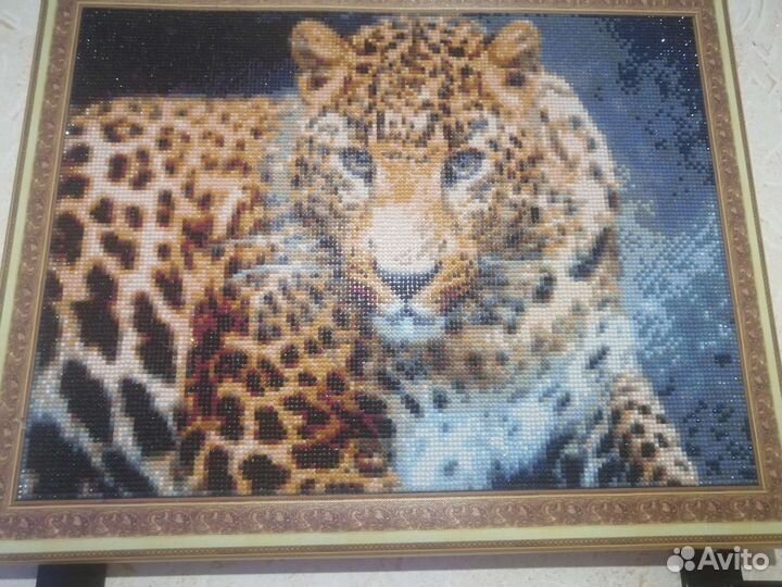 Картина по номерам бисером готовая