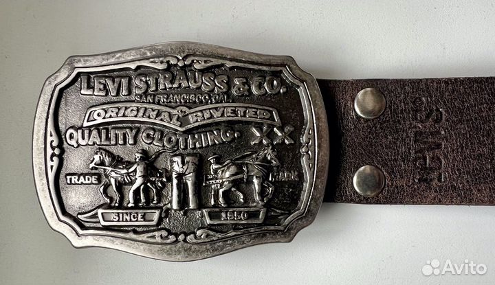 Ремень кожанный levis original новый