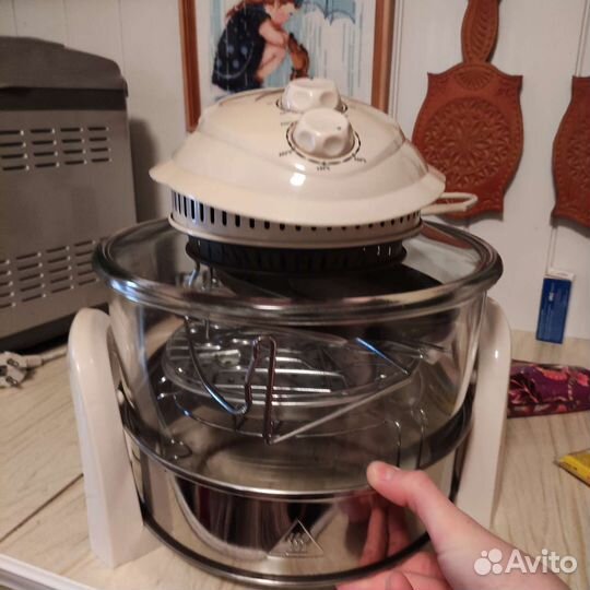 Аэрогриль мини с галогеном