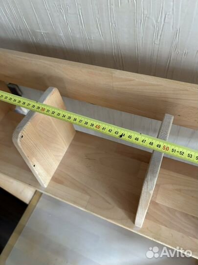 Детский стол и стул деревянный