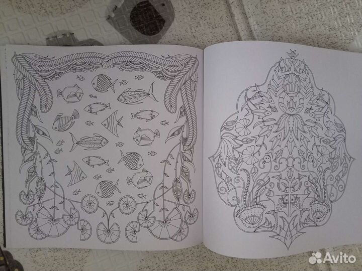 Раскраска-антистресс Затерянный океан