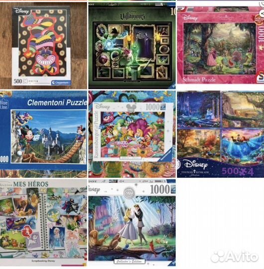 Пазлы Дисней разные из Европы