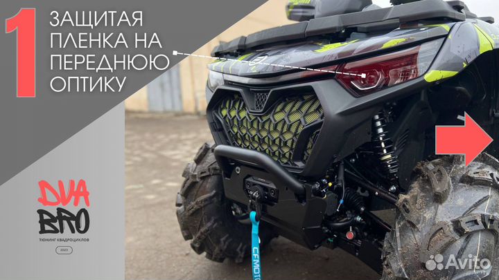 Защитная пленка на Cf moto Cforce 800/1000 2024г