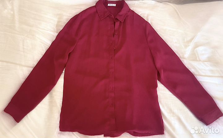 Блузка красная