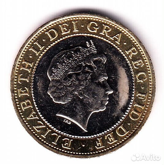 2 фунта Великобритания