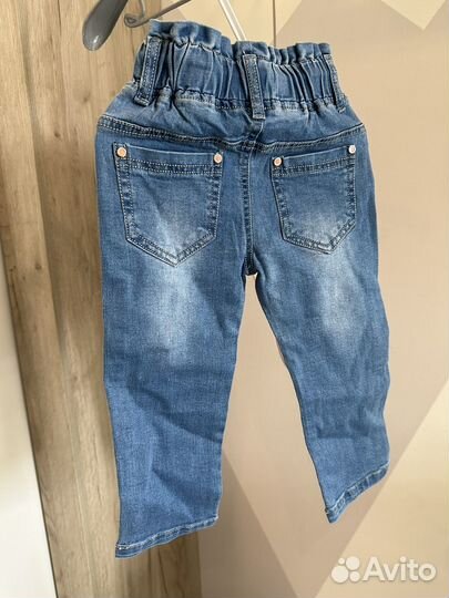 Джинсы для девочки новые