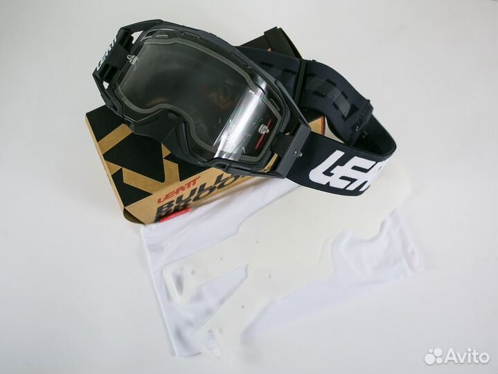 Очки Leatt Velocity 6.5 Enduro Graphite Clear