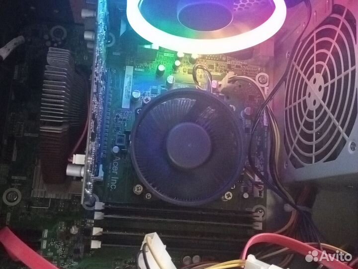 Материнская плата с процессором