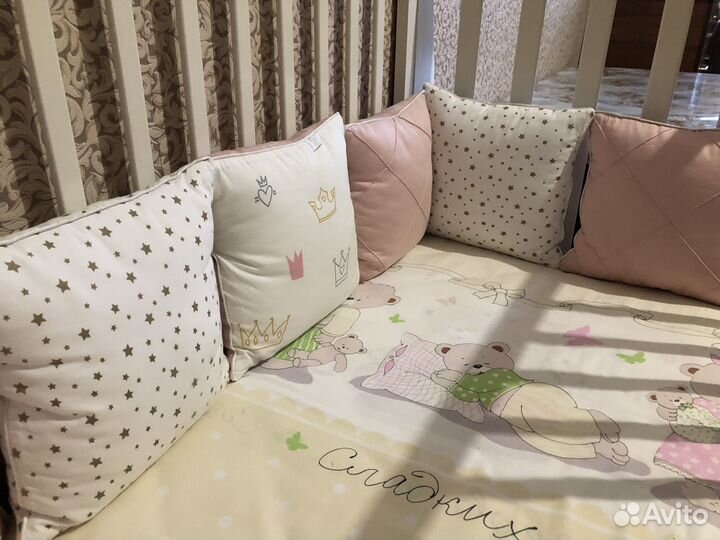 Бортики в детскую кроватку