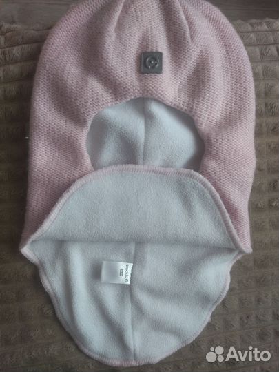 Шапка шлем для девочки 54 56